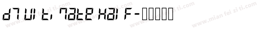 D7 Ultimate Half字体转换